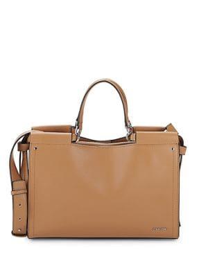 Calvin Klein Callie Leather Satchel