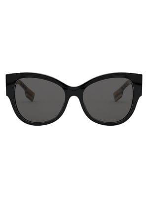 Burberry B.her 54mm Butterfly Sunglasses