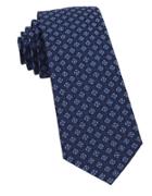 The Tie Bar Floral Woven Silk Tie