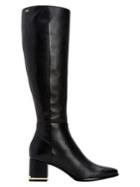 Calvin Klein Freeda Leather Tall Boots