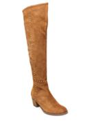 Design Lab Lord & Taylor Odel Suede Studded Over-the-knee Boots