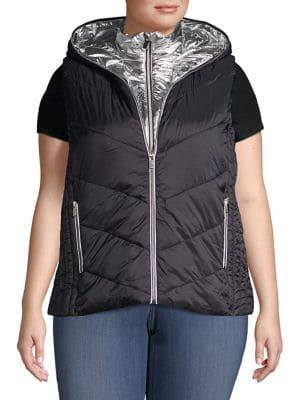 Marc New York Performance Plus Hooded Puffer Vest
