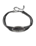 Kenneth Cole New York Hematite Items Oval Choker Necklace