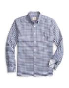 Brooks Brothers Red Fleece Oxford Gingham Cotton Shirt