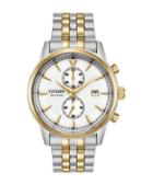 Citizen Eco-drive Corso Two-tone Stainless Steel Bracelet Watch
