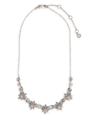 Marchesa Faux Pearl & Crystal Necklace