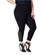 Mblm By Tess Holliday Lasercut Accented Leggings