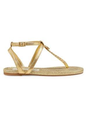 Jack Rogers Evie Leather Espadrille Sandals