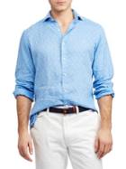 Polo Ralph Lauren Classic-fit Anchor Linen Button-down Shirt