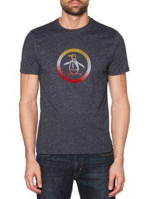 Original Penguin Ombre Flocked Circle Pete Tee