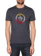 Original Penguin Ombre Flocked Circle Pete Tee