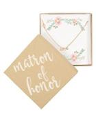 Cathy's Concepts Matron Of Honor Love Necklace