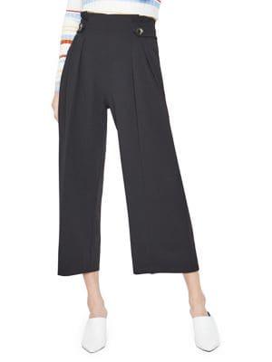 Miss Selfridge Wide Leg Cropped Trousers