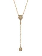 Marchesa Crystal Beaded Long Y-necklace