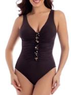 Miraclesuit Treasure Island Embellished Swimsuit