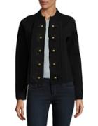 Vince Camuto Open-front Double-breasted Jacket