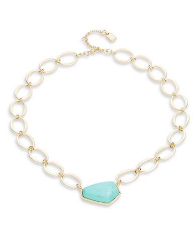 Lauren Ralph Lauren Turquoise Link Chain Necklace