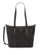 Karl Lagerfeld Paris Studded Quilted Tote