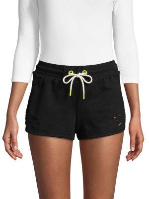 Sam Edelman Distressed Heathered Shorts