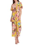 Tahari Arthur S. Levine Bold Floral Jumpsuit