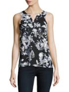 Lord & Taylor Floral Sleeveless Top