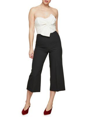 Miss Selfridge Colorblock Bandeau Jumpsuit