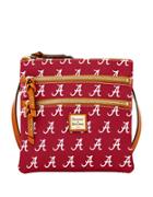 Dooney & Bourke Sports Alabama Triple Zip Crossbody Bag