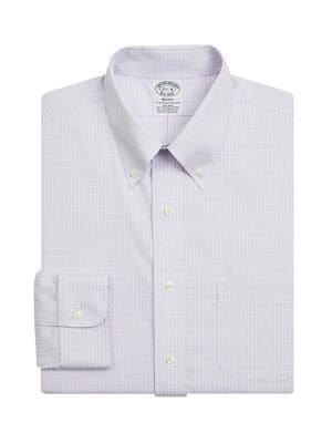Brooks Brothers Classic Plaid Dress Shirt
