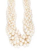 Design Lab Lord & Taylor Multi-row Faux Pearl Cluster Necklace