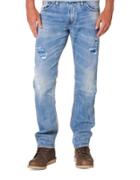 Silver Jeans Eddie Relaxed Fit Distressed Jeans