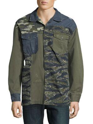 True Religion Patchwork Cotton Jacket