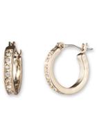 Lonna & Lilly Crystallized Goldtone Hoop Earrings