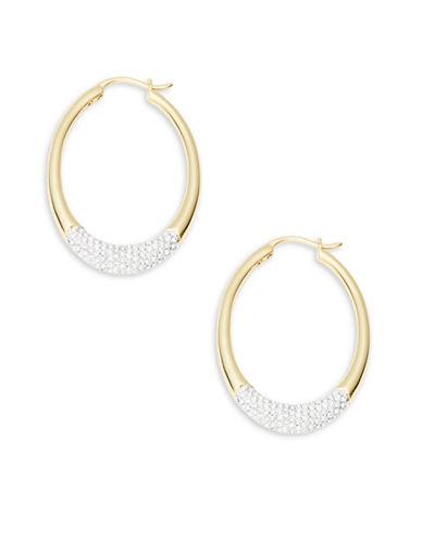 Nadri Pave-accented Hoop Earrings