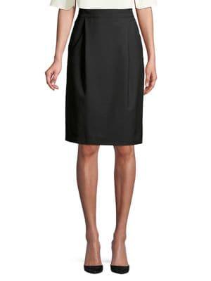 Marella Pleated Knee-length Skirt