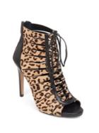 Vince Camuto Fionna Leopard-print Calf Hair Ankle Booties