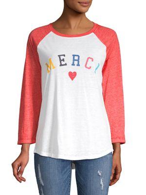 C & C California Colorblock Raglan-sleeve Tee