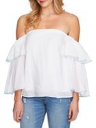 1.state Off-the-shoulder Tipped Top