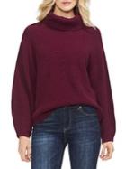 Vince Camuto Petite Long Sleeve Turtleneck Cotton Sweater