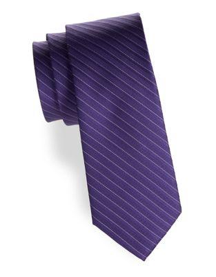 Michael Kors Thin Stripes Silk Tie