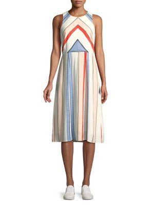 Highline Collective Striped Midi Dress