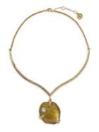 Vince Camuto Drama Goldtone, Resin & Crystal Collar Necklace