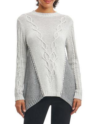 Foxcroft Cable-knit Sweater