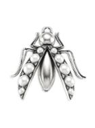 Kate Spade New York Imitation Pearl & Cubic Zirconia Bug Brooch