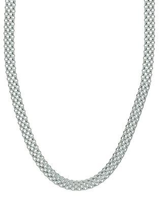 Lord & Taylor Cutout Sterling Silver Necklace