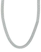 Lord & Taylor Cutout Sterling Silver Necklace