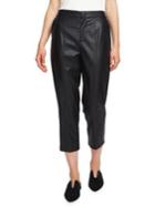 1.state Cropped Faux Leather Trousers