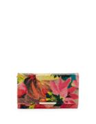 Jessica Mcclintock Noral Floral Straw Convertible Envelope Clutch