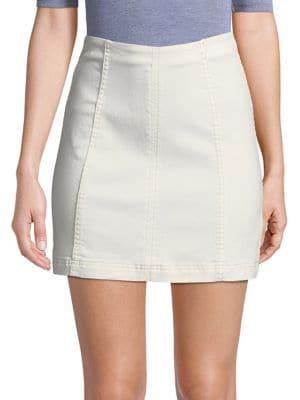Free People Denim Modern Femme Skirt