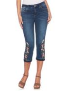 Rafaella Embroidered Slimming Jeans