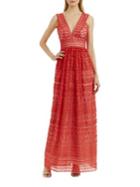 Nicole Miller New York Semi-sheer Lace Gown
